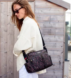 Storksak Barnevognstaske - Black/Leopard