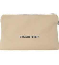 Studio Feder Toilettaske - Celia - Canvas - Sand Beige