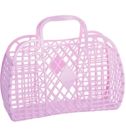 Sun Jellies Lille Foldekurv - Retro - 26x21x12 cm - Lilac