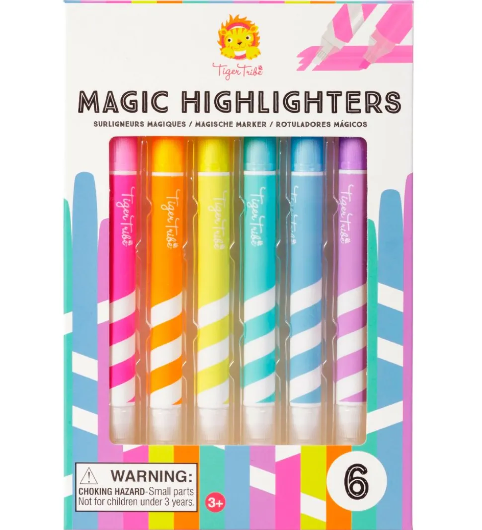 Tiger Tribe Overstregningstuscher - Magic - 6 stk