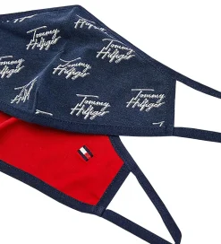 Tommy Hilfiger Mundbind - 2-pak - Navy/Rød