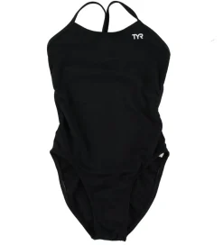 TYR Badedragt - Solid Durafast Cutoutfit - Sort