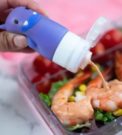Yumbox Dressingflasker - 3-pak - Silikone - Funny Monsters
