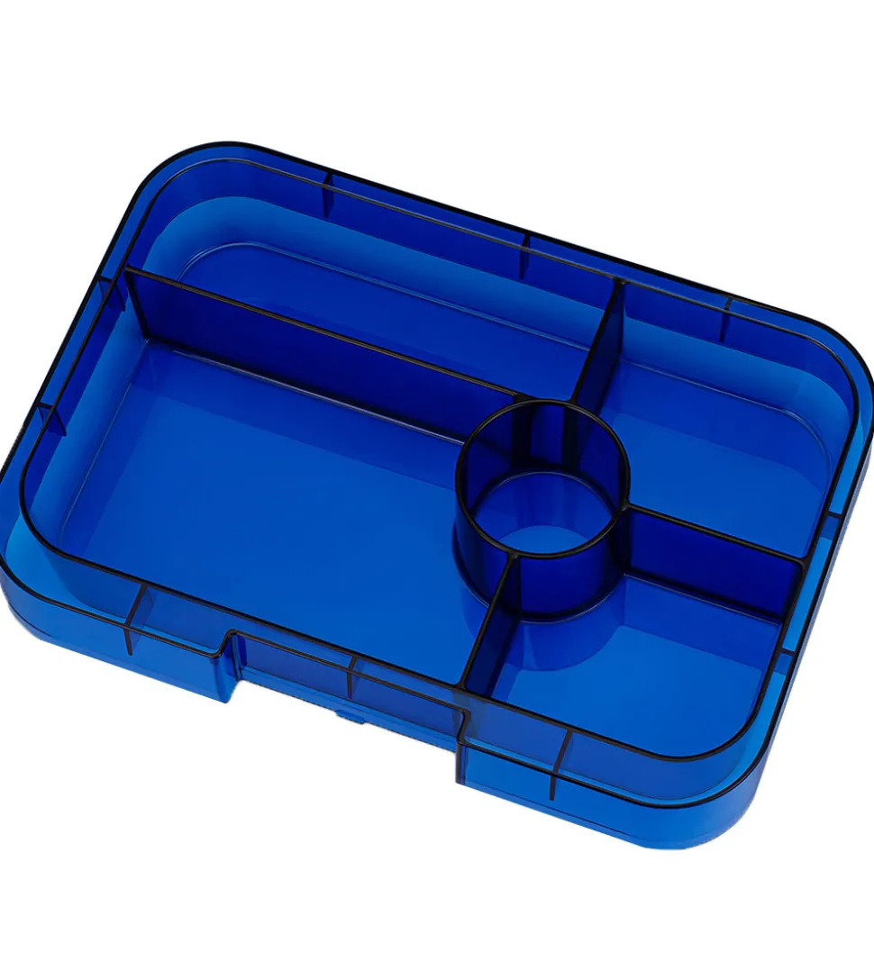 Yumbox Indsatsbakke m. 5 Rum - Tapas - Clear Navy