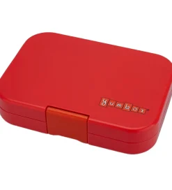Yumbox Madkasse m. 4 Rum - Bento Panino - Roar Red/Race Cars