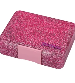 Yumbox Madkasse m. 3 Rum - Bento Snack - Sparkle Pink