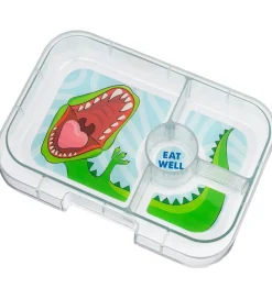 Yumbox Madkasse m. 4 Rum - Bento Panino - Surf Blue - Dino
