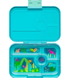 Yumbox Madkasse m. 5 Rum - Bento Tapas - Antibes Blue/Jungle