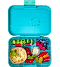 Yumbox Madkasse m. 5 Rum - Bento Tapas - Antibes Blue/Jungle