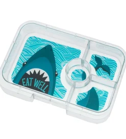 Yumbox Madkasse m. 4 Rum - Bento Panino - Monte Carlo Blue - Sha