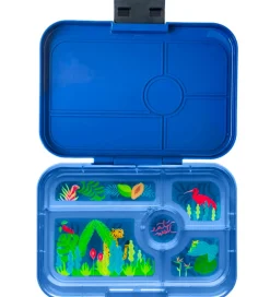 Yumbox Madkasse m. 5 Rum - Bento Tapas - Monte Carlo Blue/Jungle