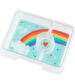 Yumbox Madkasse m. 3 Rum - Bento Snack - Power Pink/Rainbow