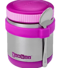 Yumbox Termoskål m. Ske/Bånd - 420 ml - Bijoux Purple