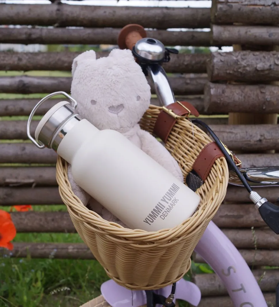 Yummii Yummii Termoflaske - 350ml - Rustfri Stål - Pearl White