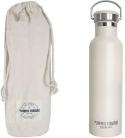Yummii Yummii Termoflaske - 600ml - Rustfri Stål - Pearl White